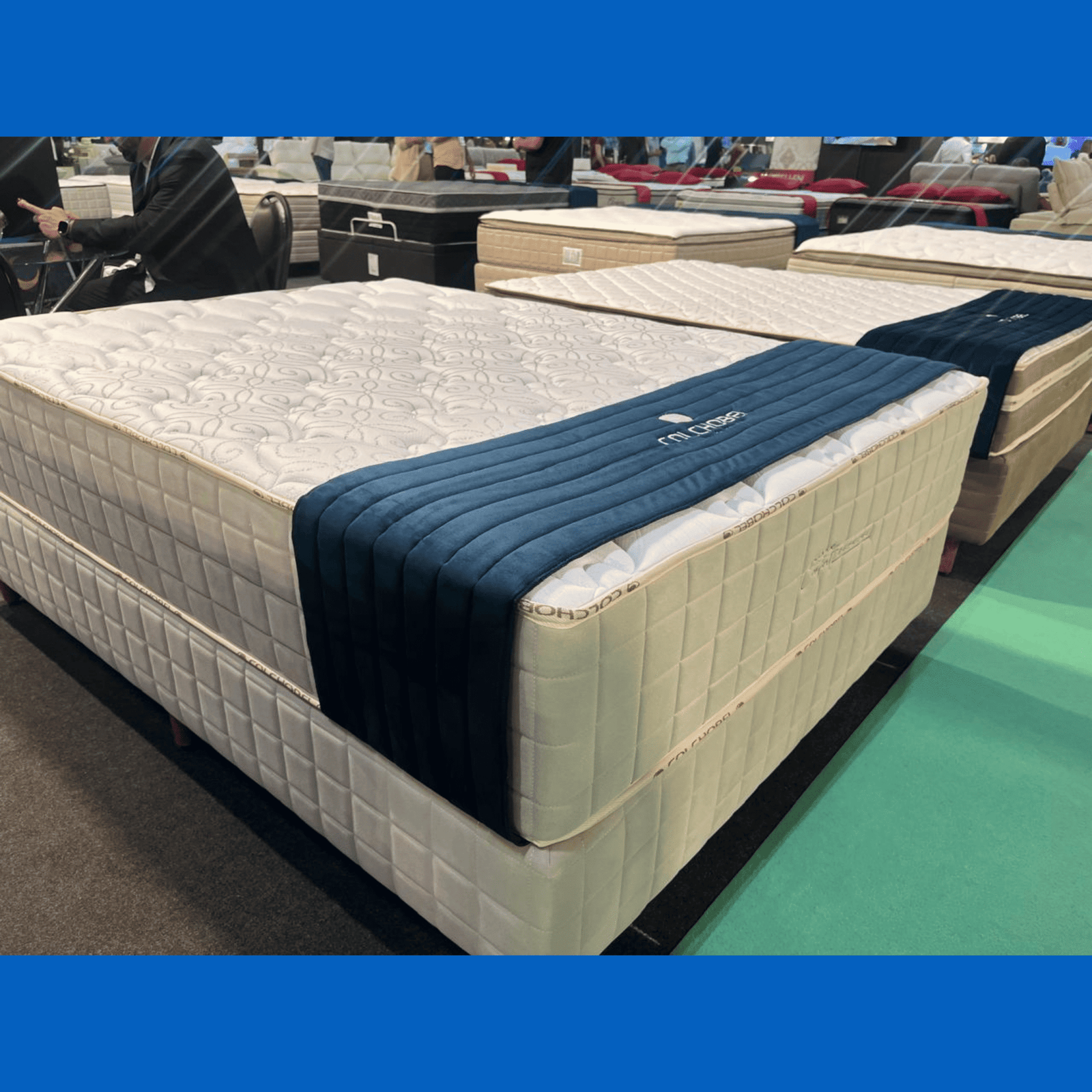 Colchão molas ensacadas 138x188x30 150kg