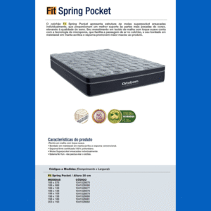 Colchão casal molas ensacadas Ortobom 120 kg 138x 188x30